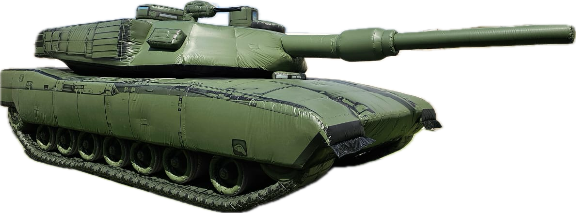 M1 Abrams 1:1 Military Inflatable Decoy