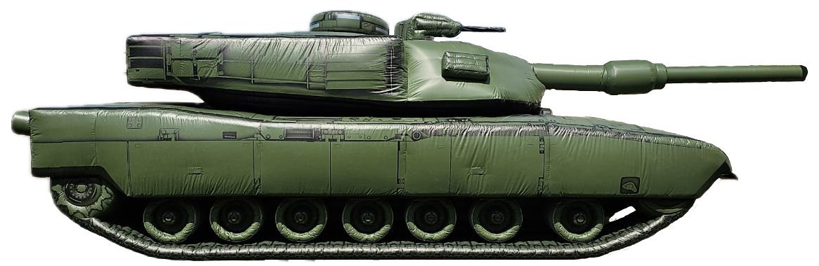 M1 Abrams 1:1 Military Inflatable Decoy