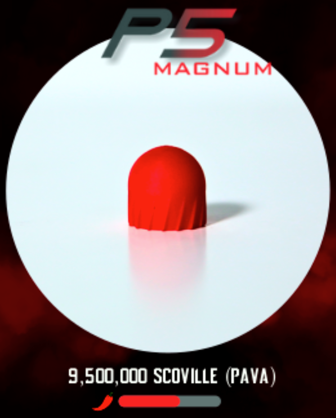 Shaped PAVA Projectiles